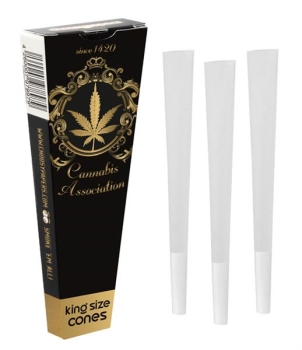 choosypapers King Size Cones 3Pack Cannabis Gold